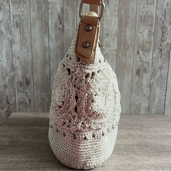 The Sak Natural Sequoia Crochet Medium Hobo Bag - Picture 4 of 10